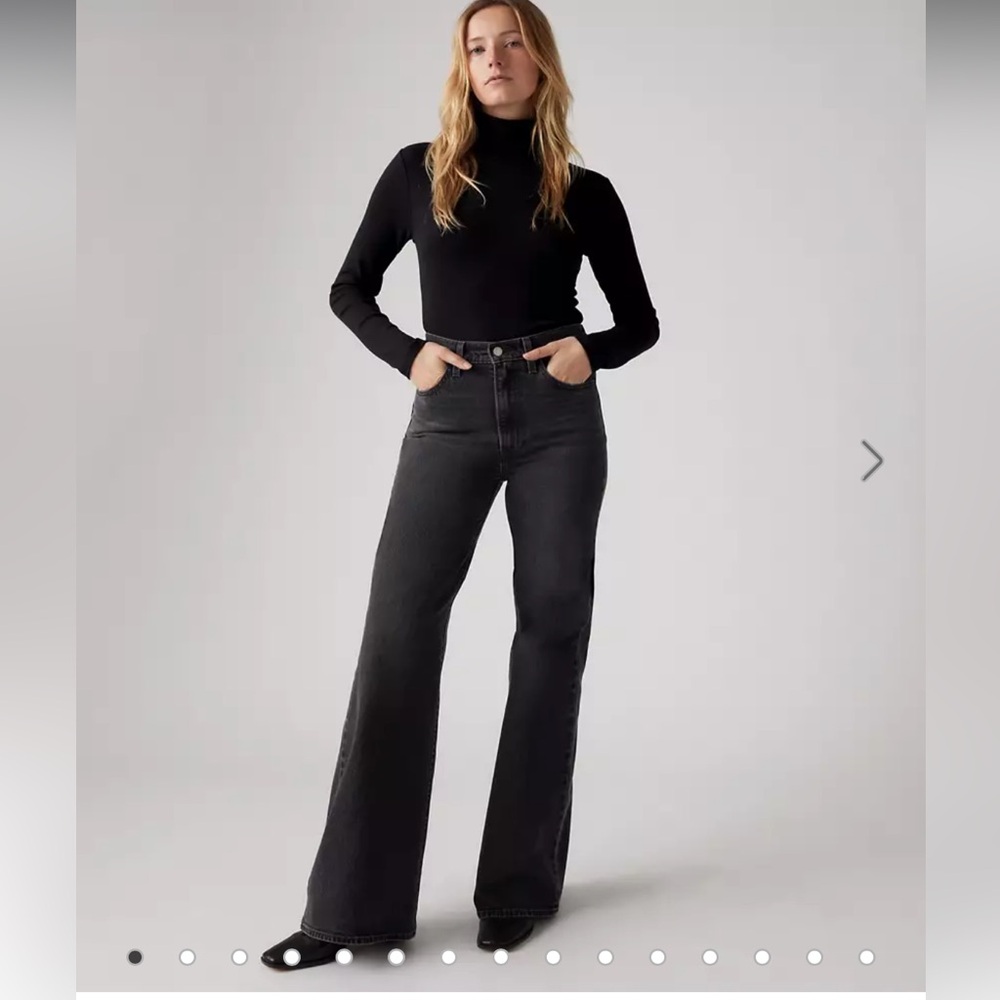Levi's Premium Ribcage Bell Jeans